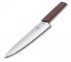 Nóż do porcjowania, 22 cm, bordowy Victorinox  6.9016.221B